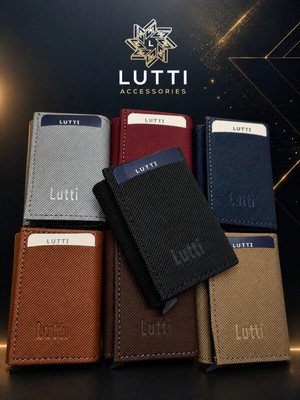 Lutti 7 Adet Ekonomik Renk Renk Mekanizmalı Kartlık Cüzdan