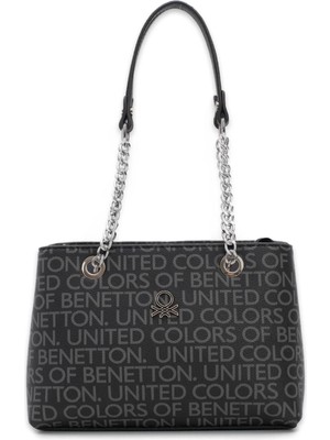 Benetton BNT_1831 17X24X10 El Siyah Kadın Çanta
