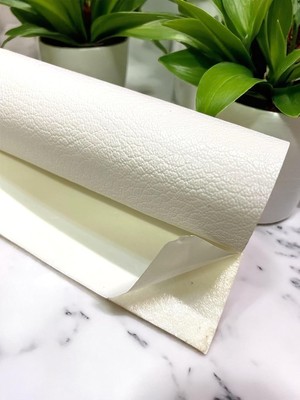 Brf Store Oreviosell Varan Tekstil Yapışkanlı Beyaz Suni Deri 100 * 140 cm
