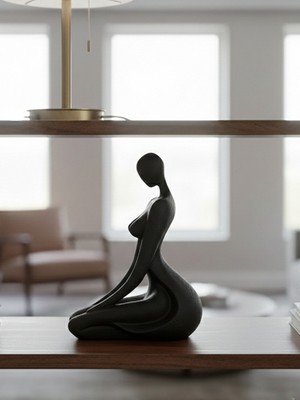 Toynetic Zarif Kadın Silüeti – Dekoratif Sanat Figürü
