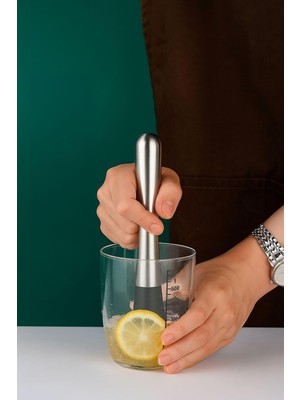 Brf Store Su Store Çelik Kokteyl Muddler Barware Mojito Kokteyl Tokmağı CIN511SLV