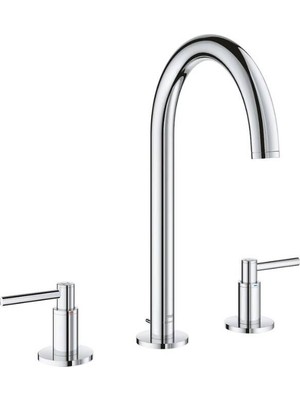 Grohe - Atrio 3 Delikli Lavabo Bataryası Krom Outlet - G20009003-