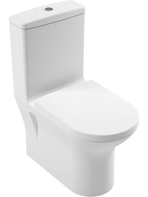 Serel - Nita Btw Klozet + Rezervuar + Iç Takım + Kapak Seti Outlet - NT02GDS110TK-