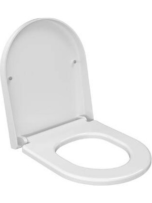 Bocchı Bocchi - Yeni Pure S Yavaş Kapanır Duroplast Klozet Kapağı Parlak Beyaz - A0302-001