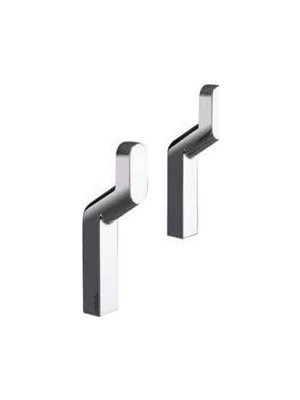 Sonia - Karma Çift Bornoz Askılık Seti Krom Outlet - A.1GD.352713-
