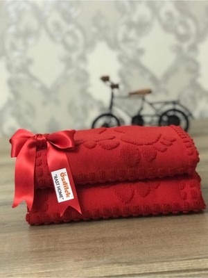 Özdilek Banyo Ayak Havlusu 2'li(Kırmızı)