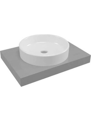 Serel - Yuvarlak Çanak Lavabo 46 cm Outlet - 2057DXS110H-