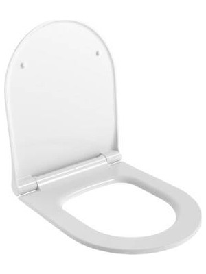 Bocchı Bocchi - Pure Slim Tondo Uyumlu Yavaş Kapanır Duroplast Klozet Kapağı Parlak Beyaz - A0336-001