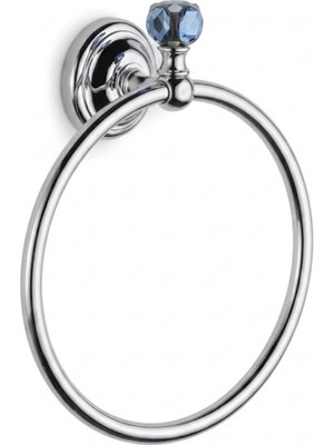Sonia - Murano Yuvarlak Havluluk 180 mm Turkuazkrom Outlet - A.IBB.MU07SCR-