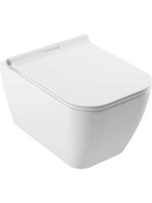 Serel - Rita Purewash Kanalsız Asma Klozet Beyaz 52 cm Outlet - RT26ADS110H-