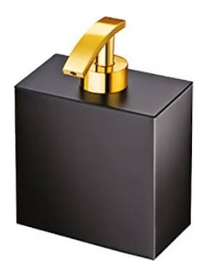 Sonia - Black 1 Tezgâh Üstü Sıvı Sabunluk Siyahaltın Outlet - 90702NO-