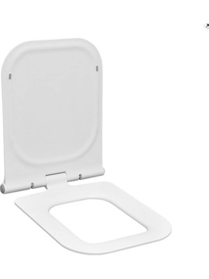 Serel - Zeta Slim Yavaş Kapanan Çıkarılabilir Klozet Kapağı Beyaz Outlet - 223ZS00002-