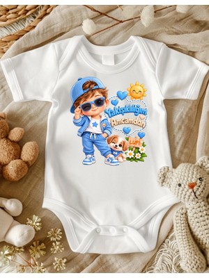 Lupi Yakışıklılığm Amcamdan Yazılı Bebek Zıbın