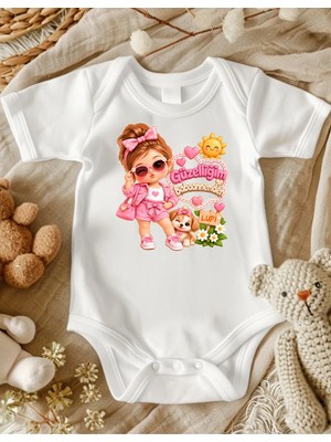 Lupi Güzelliğim Babaannemden Yazılı Bebek Zıbın