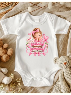 Lupi Babamı Çok Seviyorum Yazılı Bebek Zıbın