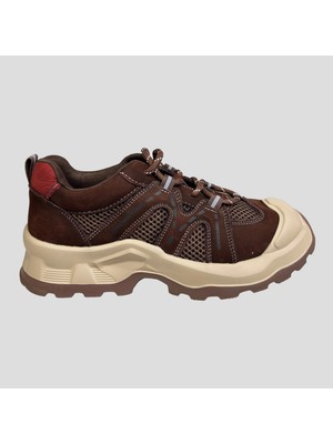 Guja 26K389 Kadın Hakiki Deri Spor Ayakkabı Kahve