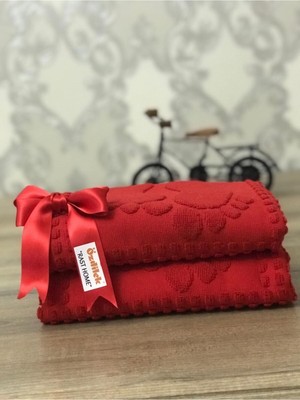 Özdilek Banyo Ayak Havlusu 2'li(Kırmızı)