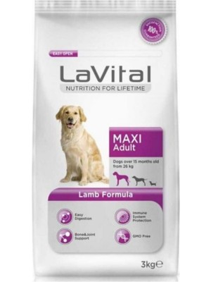 1001 Lavital Kuzulu Büyük Irk Yetişkin Köpek Maması 3kg
