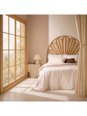 Matmel Soft Beliz Çift Kişilik Yatak Örtüsü Seti - Bej - 220X240 cm