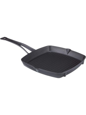 Brf Store Nerimu Lava Döküm Izgara Tava, Metal Kulplu, 26X26 cm