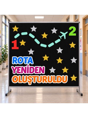 Ti Play Rota Yeniden Oluştuldu 1-2 Okul Panosu Hazır Kesim Figür Seti