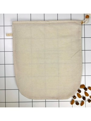 Brf Store Nerimu Yofu Yoga And Food %100 Ağartılmamış Ham Pamuk Bitkisel Süt Süzme Kesesi Badem Sütü, Fındık S