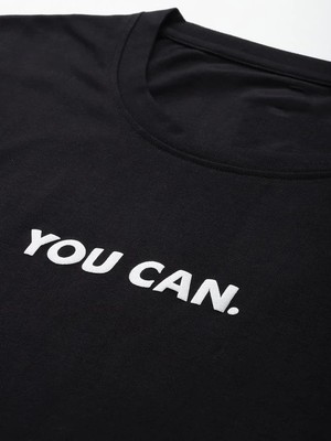 Mythrıva  Baskılı Oversize T-Shirt - Siyah