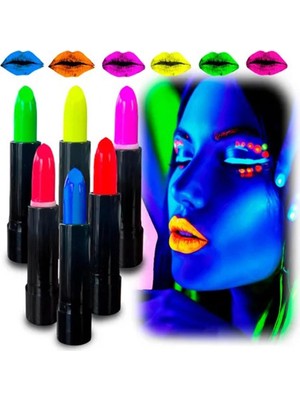Glowpaint 6’lı Neon Boya – Uv Işıkta Parlayan Makyaj Seti BX40