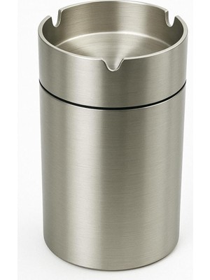 Brf Store Shopandenjoy Mallart® Paslanmaz Çelik Küllük, Oto Küllük, Kül Tablası Rüzgara Dayanıklı, Koku Önleyi