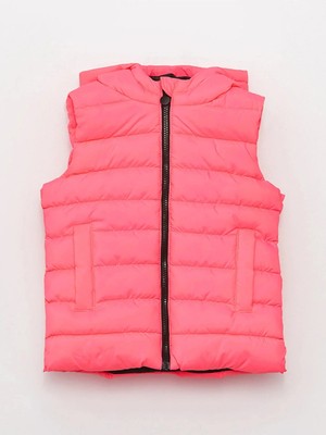 LC Waikiki Lcw Kids Kapüşonlu Kız Çocuk Şişme Yelek
