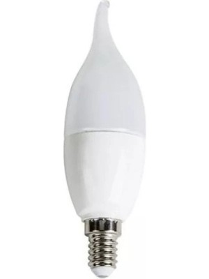 1 Adet Noas YL96 1702 Kıvrık 7W Buji LED Ampul 3200K Gün Işığı E14 Duy