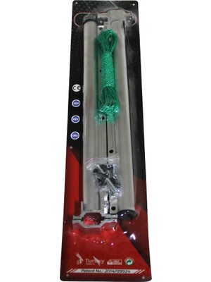 Mercora Tech Kare Küpeşte Alüminyum Çamaşır Askısı BX40