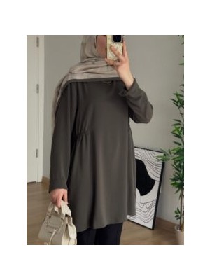 Zeynep Uyanık Beli Lastikli Kavin Tunik