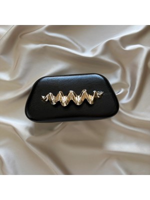 Öznora Siyah Como Abiye Çanta-Düğün Çantası-Nişan Çantası