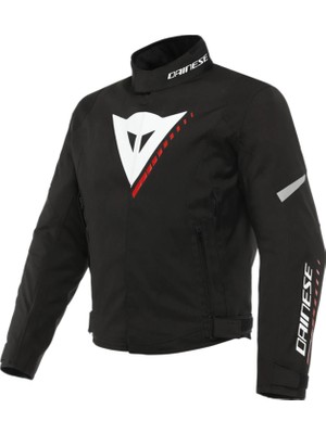 Daınese Veloce D-Dry Black Whıte Lava-Red - 50