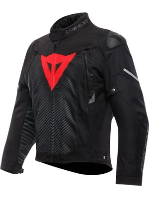 Dainese Daınese Cek Super Sprınt D-Dry Jacket Black Black Red Lava