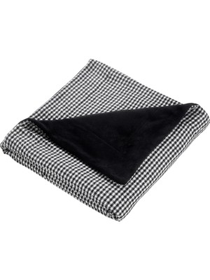 Rumija Home Siyah Kazayağı Throw Battaniye 140 x 190 cm
