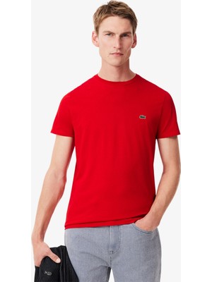 Lacoste Slim Fit Basic Erkek T-Shirt