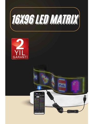Aydogan's LED Ekran Matrix Panel En Büyük Boy 16X96 Araba Yazısı