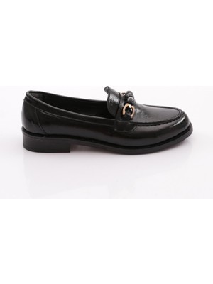 Dgn 2624412 Kadın Tokalı Loafer Ayakkabı