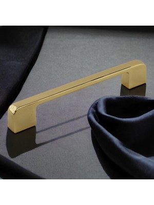 10 Adet Arel Kulp Mobilya Mutfak Dolabı Çekmece Dolap Kulp Kapak Kulpu Kulbu Gold Altın 128 mm Metal