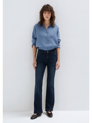 Mavi Molly Everyday Puslu Mürekkep Mavisi Jean Pantolon 1013683048