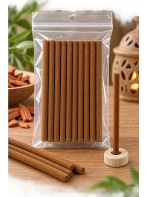 Tan Organik Zen Relax Dhoop Tütsü – Çubuksuz Aromatik Meditasyon ve Ortam Tütsüsü 10LU