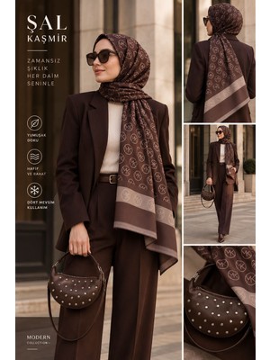 SS Trend Store Kadın El ve Omuz Çantası & Modakaşmir Kaşmir Şal Kombin Seti – Şık Ikili Set