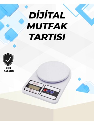 Belirtilmemiş Hassas Tartım Için Dijital Mutfak Terazisi – 10KG / 1g - Lisinya