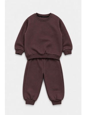 Perendi Unisex Çocuk Bisiklet Yaka Kışlık Alt Üst Takım