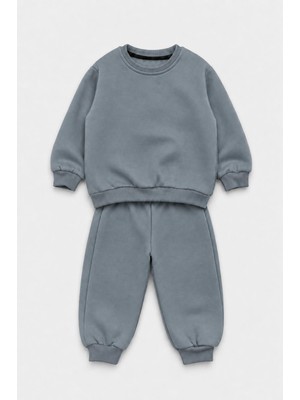Perendi Unisex Çocuk Bisiklet Yaka Kışlık Alt Üst Takım