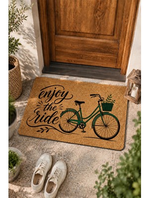 Valerine Life Kapı Önü Paspası 45X70CM Velür Doku Coco Görünüm Kaymaz Iç Dış Mekan Yola Çık
