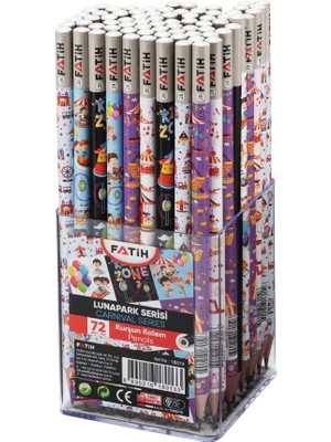Fatih Lunapark Kurşun Kalem (72 Li Paket) FA18012KL0072