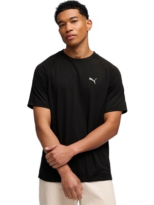 Puma Evostripe Erkek Siyah Günlük Stil T-Shirt 69218901